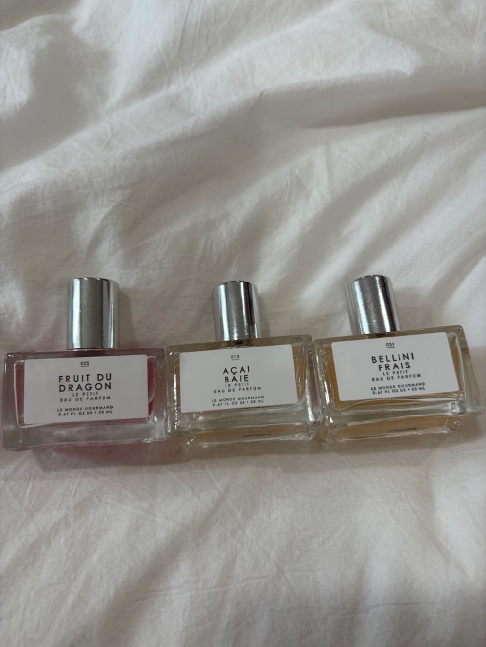 Fruit du Dragon, Açaí Baie & Bellini Perfume Trio